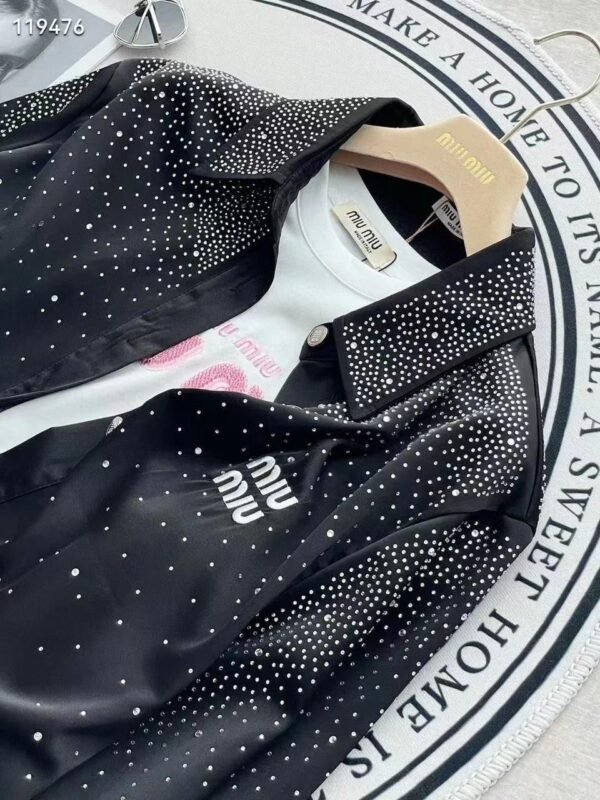 Miu Miu Women's Shiny Shirt: Radiate Elegance