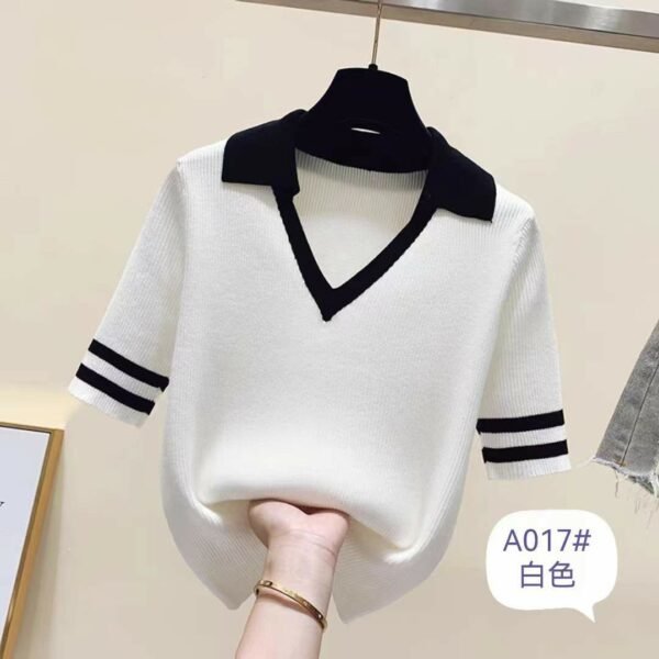 "Effortless Style: Half-Sleeve Sweaters"