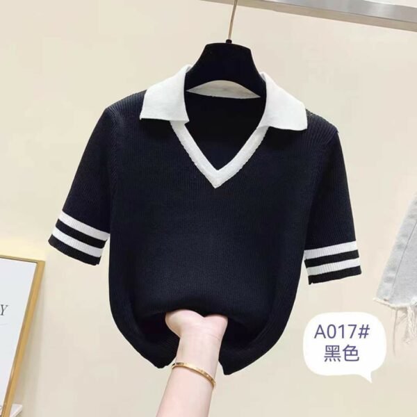 "Effortless Style: Half-Sleeve Sweaters"