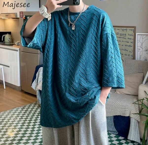 Stylish Comfort: Men's Big Size Long T-Shirts