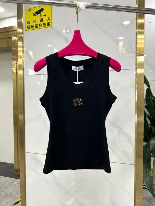 Chic and Edgy: Cut Sleeve Celine Shirt
