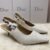 Dior High & Flat Sandals: Elegance in Every Step - White High heels1