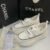 : "Chanel High Heel Women's Sports Shoes: Where Fashion Meets Fitness" - white
