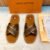 Louis Vuitton Women's Flat Slippers: Luxury for Every Step" - Gold