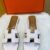 Hermes Flat Women's Slippers: Luxury at Your Feet - White