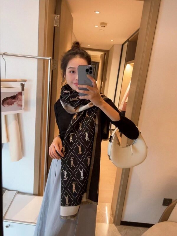 YSL Wool Scarves: Elegance in Every Thread