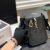 YSL Chic Compact: Elevate Your Style with the 15 cm Sling Bag & Box - black