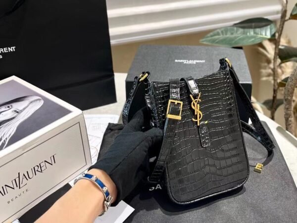 YSL Chic Compact: Elevate Your Style with the 15 cm Sling Bag & Box