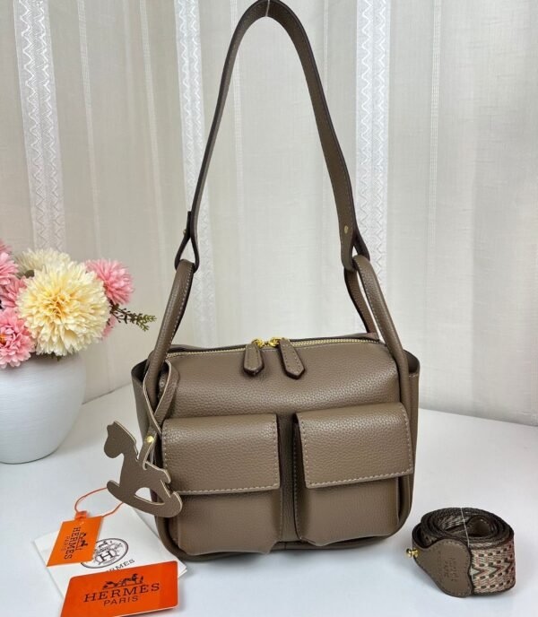 Timeless Luxury: Hermes Shoulder Bag in Perfect Proportions
