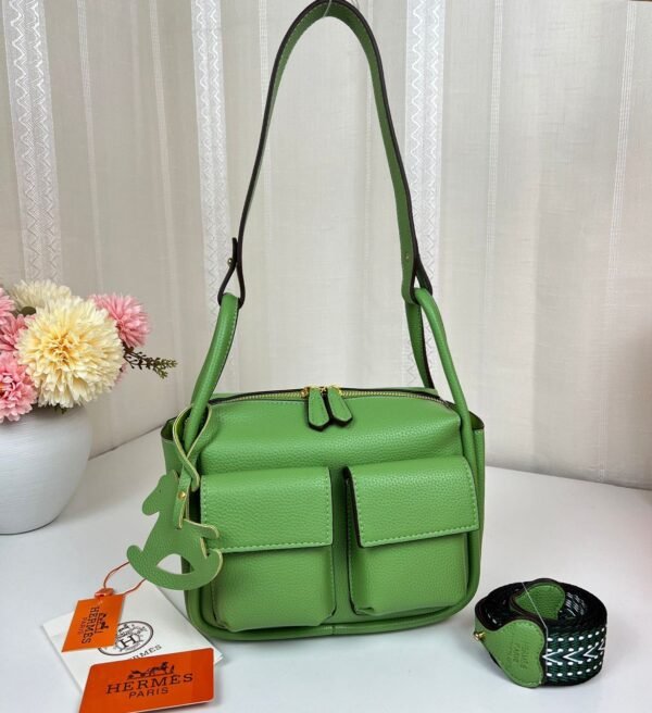 Timeless Luxury: Hermes Shoulder Bag in Perfect Proportions