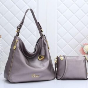Dior Chic: Duo Delight with Shoulder Bag and Sling - 35x32x17 cm Set"