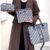 "Versatile Glamour: 3-in-1 Bag Set - Shoulder, Sling, and 2 Handbags, Big Size, Various Brands" - Black