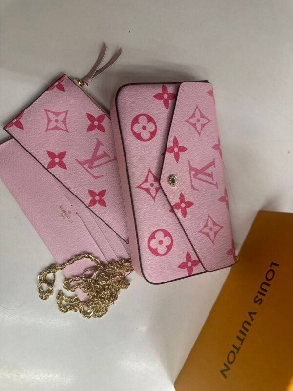 "Versatile Chic: Louis Vuitton 3-in-1 Small Size Sling Bag Set"