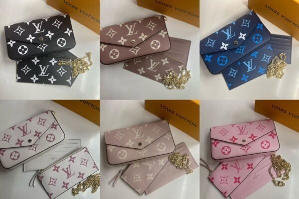 "Versatile Chic: Louis Vuitton 3-in-1 Small Size Sling Bag Set"