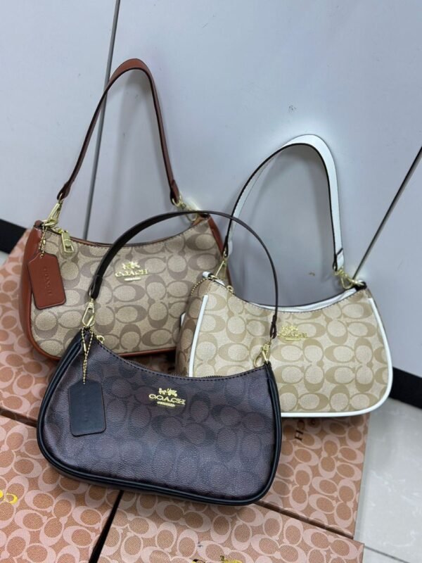 "Timeless Sophistication: Coach Shoulder Bag in Elegant Presentation Box".