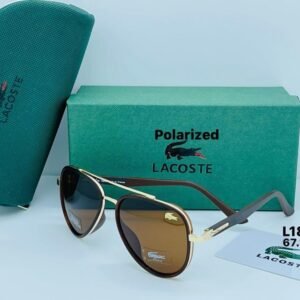 "Sporty Elegance: Lacoste Sunglasses - Exclusive Offer at 85 AED with Box"