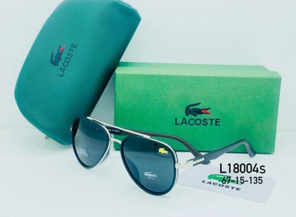 "Sporty Elegance: Lacoste Sunglasses - Exclusive Offer at 85 AED with Box"