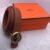 "Chic Simplicity: High-Quality Thin Belts from Hermes and Chanel" - brown hermes