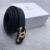 "Chic Simplicity: High-Quality Thin Belts from Hermes and Chanel" - gold