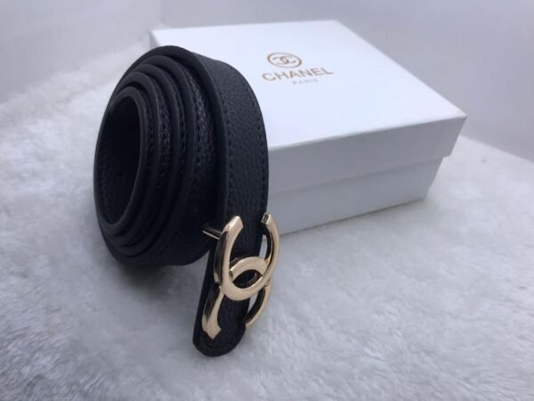 "Chic Simplicity: High-Quality Thin Belts from Hermes and Chanel"