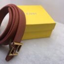 "Sleek Sophistication: Thin Belts Collection from Gucci, Fendi, and Dior"