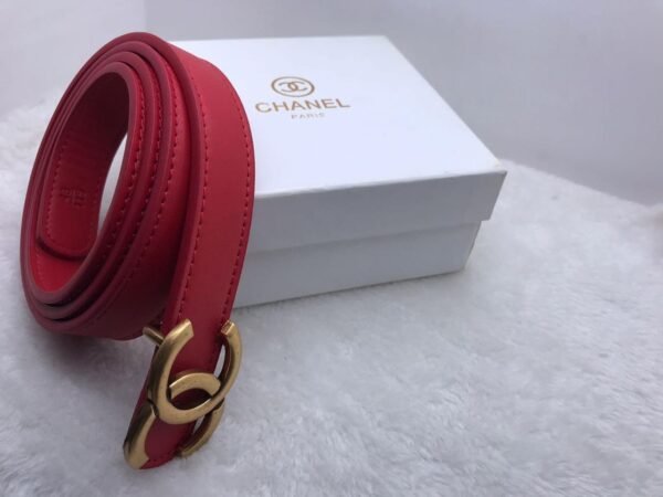 "Chic Simplicity: High-Quality Thin Belts from Hermes and Chanel"