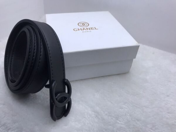 "Chic Simplicity: High-Quality Thin Belts from Hermes and Chanel"