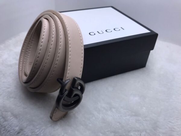 "Sleek Sophistication: Thin Belts Collection from Gucci, Fendi, and Dior"