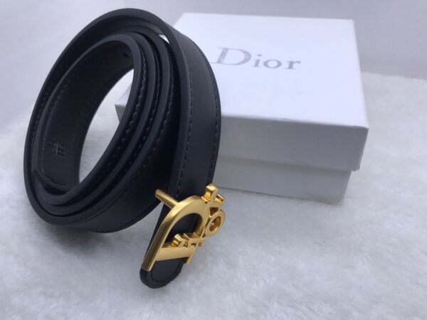 "Sleek Sophistication: Thin Belts Collection from Gucci, Fendi, and Dior"