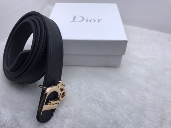 "Sleek Sophistication: Thin Belts Collection from Gucci, Fendi, and Dior"