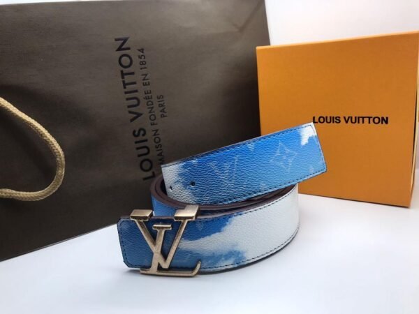 "Iconic Ensemble: High-Quality Belts from Burberry, Fendi, and Louis Vuitton"