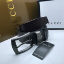 "Luxury Fusion: Men's Belts from Gucci, Armani, Versace, and Mont Blanc"
