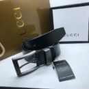 "Luxury Fusion: Men's Belts from Gucci, Armani, Versace, and Mont Blanc"