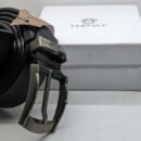 "Luxury Fusion: Men's Belts from Gucci, Armani, Versace, and Mont Blanc"