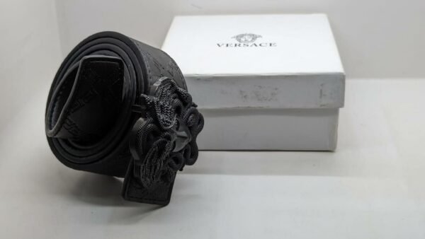 "Ultimate Elegance: Men's Belts Collection from Gucci, Armani, Versace, Mont Blanc, and Calvin Klein"