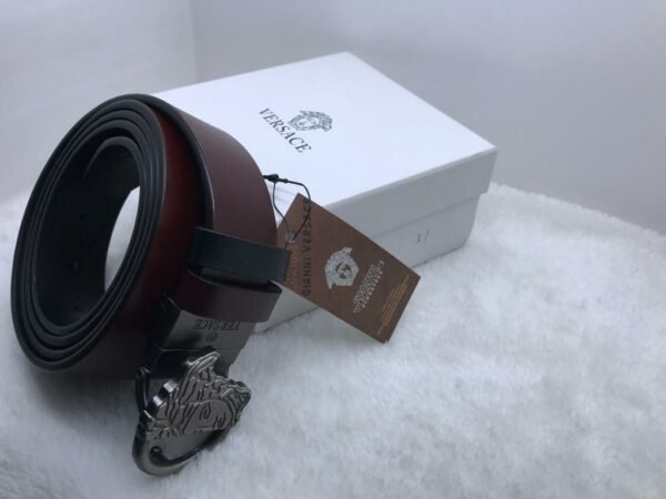 "Ultimate Elegance: Men's Belts Collection from Gucci, Armani, Versace, Mont Blanc, and Calvin Klein"