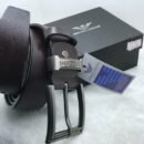 "Luxury Fusion: Men's Belts from Gucci, Armani, Versace, and Mont Blanc"
