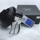 "Luxury Fusion: Men's Belts from Gucci, Armani, Versace, and Mont Blanc"