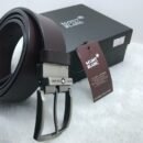 "Luxury Fusion: Men's Belts from Gucci, Armani, Versace, and Mont Blanc"