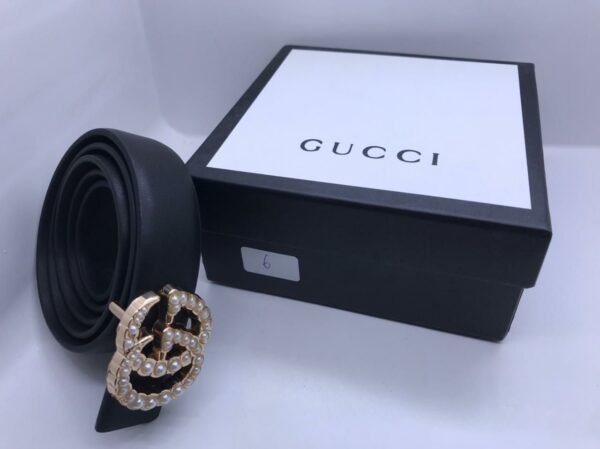 "Gucci Glamour: High-Quality Ladies Belt - Best Seller at 80 AED"