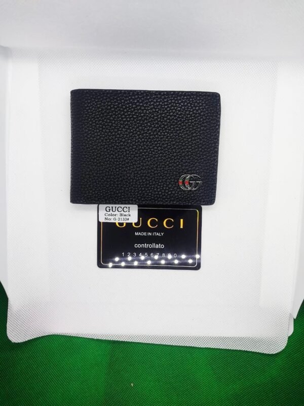 "Refined Essentials: High-Quality Men's Wallets from Gucci, Montblanc, and Prada"