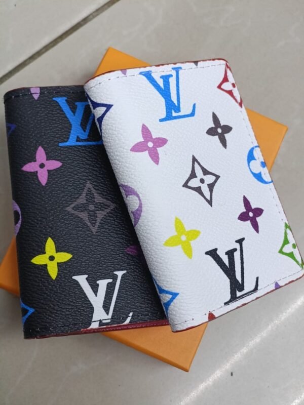 "Vibrant Luxury: Louis Vuitton and Dior Wallets with Box - Only 55 AED"
