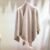 "Winter Elegance: New FENDI Women's Big Shawl - Super Master Quality, Wool Material" - off white