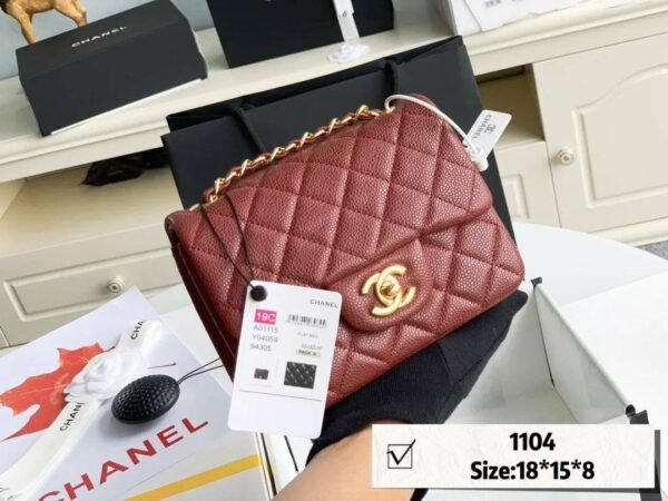 Chanel Small Bag, in three captivating colors , make a statement wherever your day takes you.