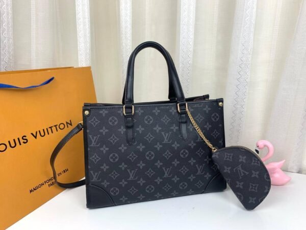 Step into the epitome of elegance with our LV Medium Size Tote Bag
