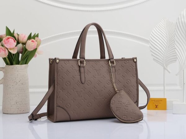 Step into the epitome of elegance with our LV Medium Size Tote Bag