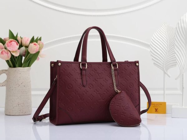 Step into the epitome of elegance with our LV Medium Size Tote Bag