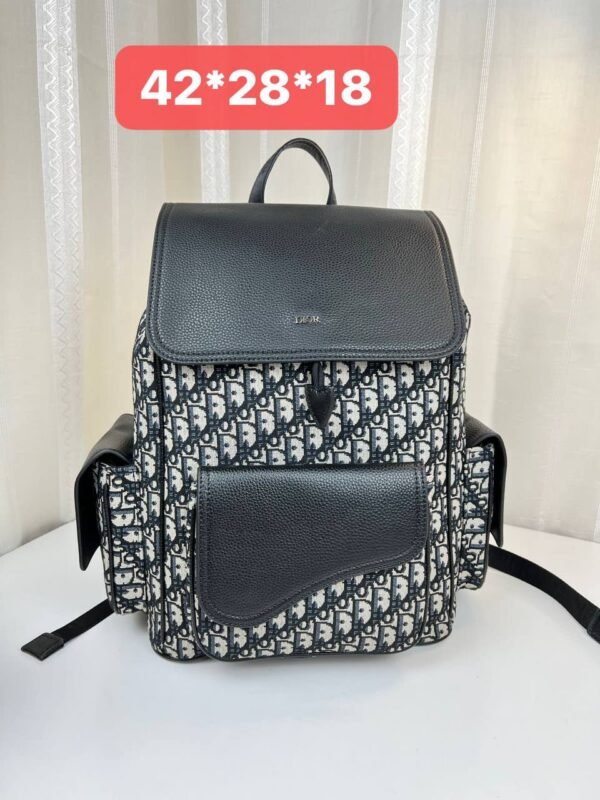 Dior backpack is a perfect blend of style and practicality, providing ample room for your essentials.