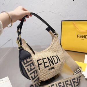 Immerse yourself in the world of Fendi's exquisite craftsmanship, with every detail reflecting the brand's iconic aesthetic