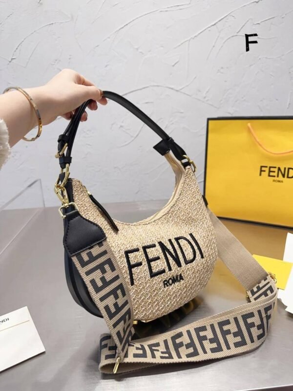 Immerse yourself in the world of Fendi's exquisite craftsmanship, with every detail reflecting the brand's iconic aesthetic